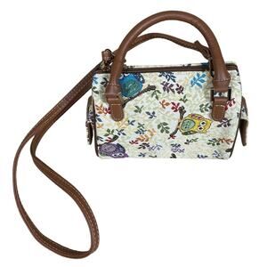 Sainty Owl Fabric Small Purse Crossbody Handbag